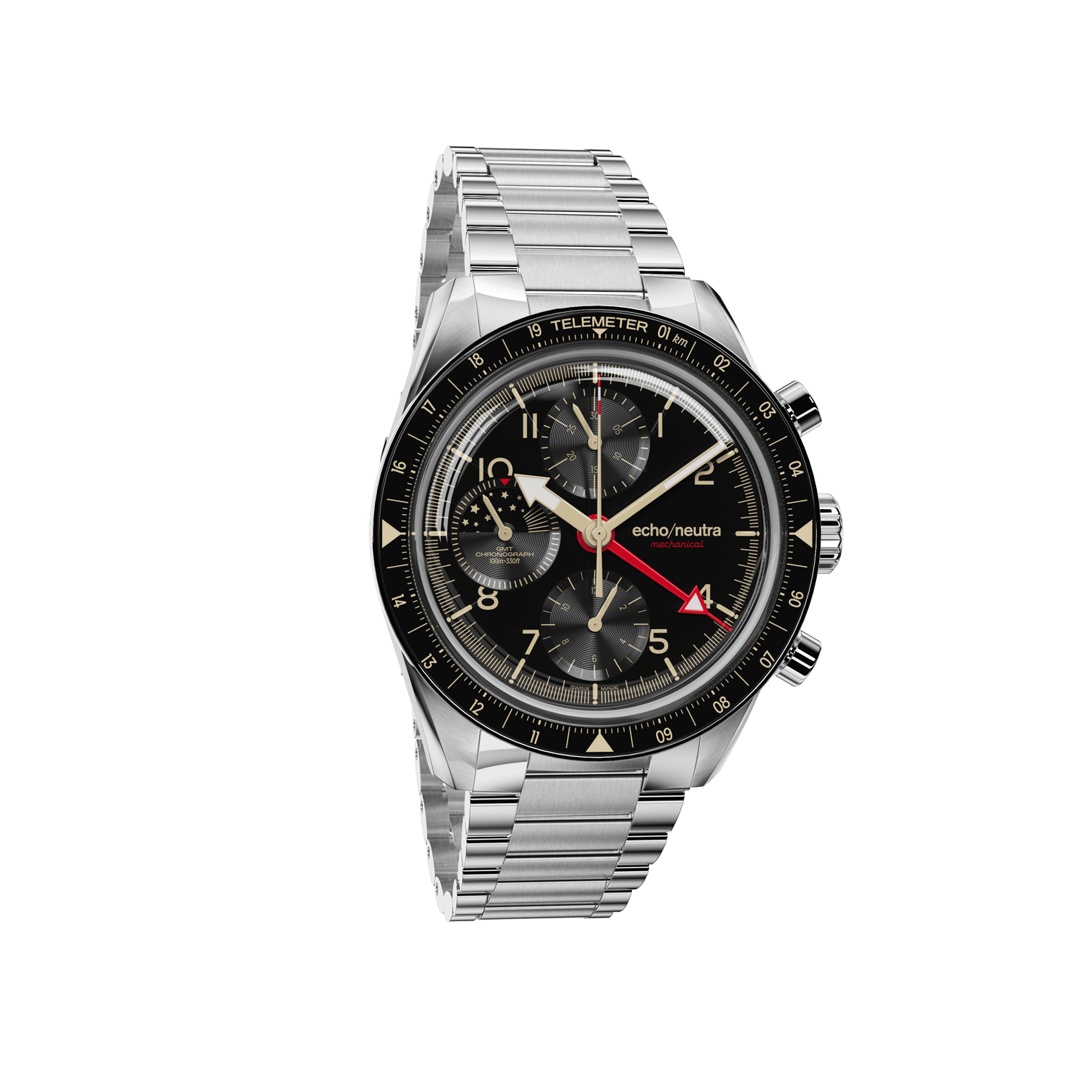 1956 | Chronograph GMT Schwarzer